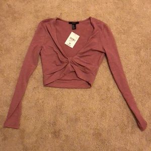 Forever 21 knitted crop top